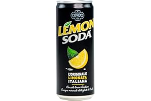 24 Dosen a 0,33L Lemon Soda Lemonsoda aus italienischen Zitronen a 330ml mit Fruchtfleisch inc.6,00€ EINWEG Pfand