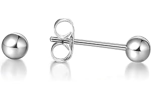 limerencia Paia ipoallergeniche in titanio puro G23, Orecchini leggeri con zirconi cubici, gioielli penetranti per donne, ragazze e adolescenti