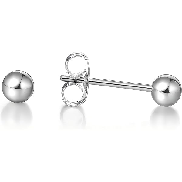 10mm - Boucles'oreilles Rondes En Acier Titane Pour Hommes, Clous'oreilles Goutte à Goutte Pour