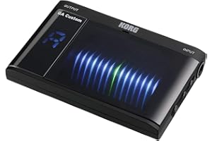 Korg - GA-CS Pitchblack niestandardowy tuner kieszonkowy z wyświetlaczem 3D - czarny