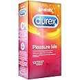 Durex Pleasure Me Ribbed and Dotted Condoms (Pack of 12)