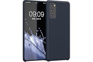 kwmobile Etui kompatybilne z Samsung Galaxy S20 FE - Miękkie silikonowe etui na telefon - Borówka