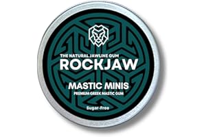 ROCKJAW® Mastic Minis | Premium Natural Tough Mastic Gum | Naturally Sweetener & Sugar-Free | 20g