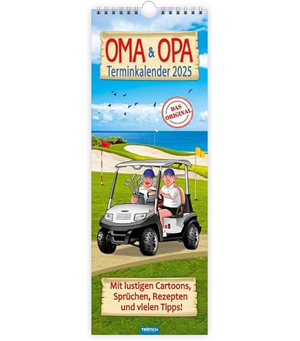 Pensioner's Calendar 2024 - Striped Calendar 15 X 42 Cm - With Funny Cartoons - Humour Calendar - Wall Planner - Alpha Edition: By Dirk Pietrzak