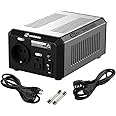 Krieger 350 Watts Voltage Transformer, 110/120V to 220/240 Volts Step Up Step Down Voltage Converter with AC Outlets, MET Approved Under UL and CSA