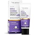 Dr. Sheth's Oats & Ceramide Sunscreen | SPF 50+ PA++++ | Oil-Free Sunscreen For Sensitive Skin | Lightweight & No White Cast | Strengthens Skin Barrier | Sun Protection From UVA/B/IR Rays | Men & Women | 50 g
