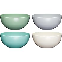Assiettes Mélamine Colourworks Incassables - Lot De 4 - 23cm - Couleurs Classics Vibrantes