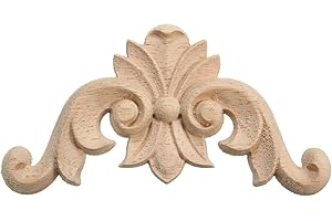 BAOGU 2pcs Holzornament Rahmen für Schranktür für Fenster Wand Möbel Handgemacht Dekoration 20x20cm