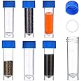 Leakproof Freeze Lab Test Tube with Screw Cap Graduated Storage Vial Plastic Cryo Test Sample Storage Tube Self Stand Conical Bottom Transport Frozen Bottle Container Non-Pyrogenic DN/RNase Free 50PCS