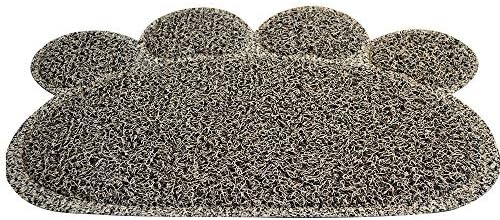 Sonnyridge Premium Cat Litter Box Mat and Food Mat - Scatter Control, No Track, Gray Cat Litter Mat Was Designed for Small Kittens to Large Cats to Keep the Litter on the Mat. Great for a Cat Food Mat.