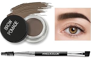 Anglicolor Pommade waterproof pour sourcils - Brow Pomade Gel À Sourcils Hautement pigmenté (05 Brun foncé)