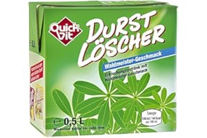 24 Packungen a 500ml Durstlöscher Quickfit Waldmeister mit Strohhalm