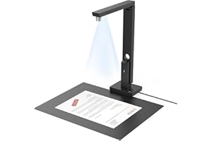 ‎CZUR CZUR USB-Dokumentenkamera und Visualizer, A4 Dokumentenscanner tragbarer Scanner, für Lehr- und Klassenzimmer, Home-Office, kompatibel mit Windows, macOS (Lens800)