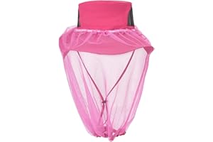 SIMIDUNEUR Beekeeping Hat with Veil Beekeeper Anti-Mosquito Bee Bug Insect Fly Cap Hat with Head Net Mesh Face Protection Outdoor Fishing Climbing Hiking Planting