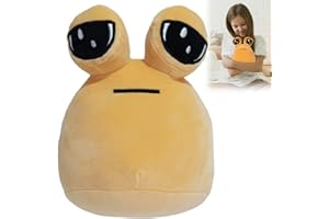 Coffee Life Plus Alien Pou Peluche Figura,My Pet Alien Pou Peluche,Alien Pou,22 cm Peluche Alieno,Kawaii Alieno Farcito Peluche,Regali Per Ragazze Ragazzi Bambini (A)