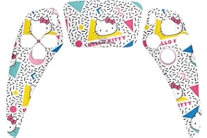 DeinDesign Skin Compatibile con Sony Playstation 5 PS5 Controller Pellicola Adesivi Neon Hello Kitty Merchandise