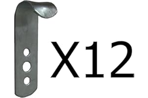 LEISURE MART 12 x Metal trailer cover tie down hooks Pt no. LMX1951