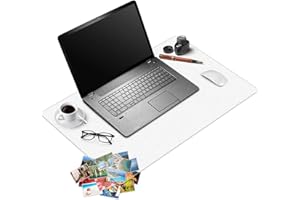 ‎BROTOU Schreibtischunterlage Transparent, BROTOU Rutschfeste Schreibunterlage | 60 x 40 cm | Wasserdicht | Runde Kanten Desk Mat Multifunktionale Schreibtischmatte für Büro und Zuhause