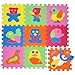 Price comparison product image Multicoloured Puzzle Mat for Kids Play Area | Interlocking EVA Foam Mats | Play Rug for children | Puzzle Playmat with Animals Shapes