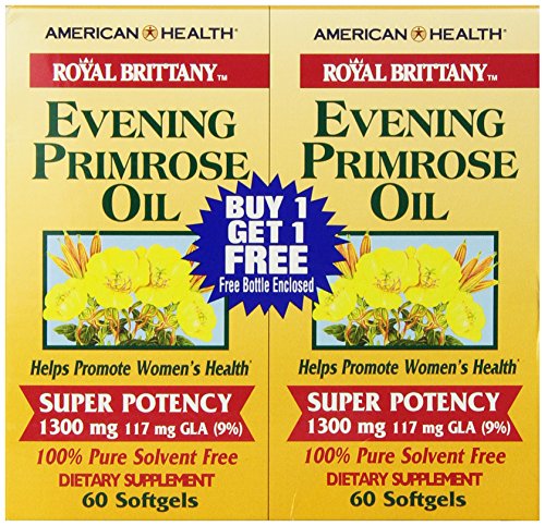 American Health Dietary Fiber Supplements, Royal Brittany Evening Primrose Oil, 120 Count