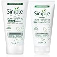 Simple Age Resisting Day Cream SPF15 50ml and Night Cream 50ml (Bundle set)