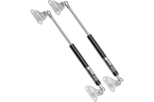 IAQWE 25Inch 150Lbs/667N Gas Struts Springs Shocks Lift Support for Boat Cover RV Bed Storage Heavy Duty Toolbox Lid Trash Bin Outdoor Bench Cabinet Trap Door Trailer Floor Hatch 2pcs
