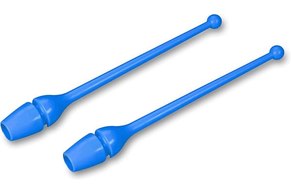 DRUNA Massues de Gymnastique Rythmique Non Encastrables Indigo 36 cm