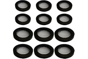 ZAMXHUG 12pcs rondelles en Caoutchouc, Joint avec écran - 24 * 16 mm Ø/19 * 12 mm Ø pour 3/4" 1/2" raccord fileté Tuyau d'arrivée, Filet Filtre en Acier Inoxydable Joint