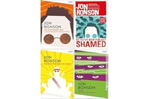 Jon Ronson 4 Books Bundle Collection Set (The Psychopath Test, So You've Been Publicly Shamed, Them: Adventures With Extremists & The Man Who Stare At Goats)