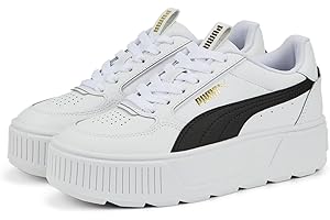 PUMA Karmen Rebelle, Scarpe Da Ginnastica Donna, Bianco Gelido Rosa Piuma Grigio, 37 EU
