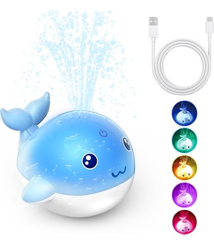 Jouet De Bain Bébé KIYTARBOO - Machine à Bulles, Musique, Pommeau Douche, Fontaine - À Partir De 18 Mois