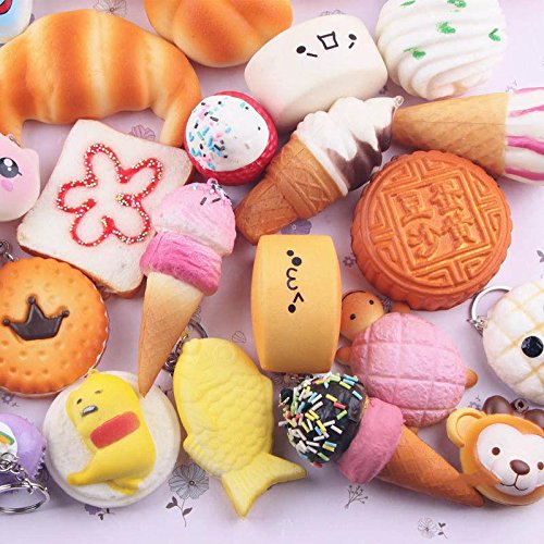 CALISTODE Simulation einzigartiges Abbildungs-Entwurfs-weiche Telefon-B¨¹gel Squishy gelegentliches 10pcs - 2