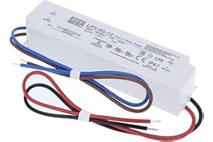 MEANWELL Mean Well LPV-60-12 Constant Voltage IP67 Power Supply 60W 12V, perfect for LED Strips