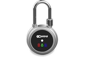 1Control LOCO, Lucchetto Smart Bluetooth, Scocca Rinforzata in Alluminio, Batteria con durata fino a 180 giorni, Resistente a Meteo Avverso, Certificazione IP67, Compatibile con Sistemi iOS e Android