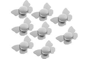 BeShero 8 Stück Magnetische Edelstahl Tischdeckenbeschwerer Vorhang Gewichte Tischdecke Gewichte Restaurant Tischdecke Anhänger Schmetterling