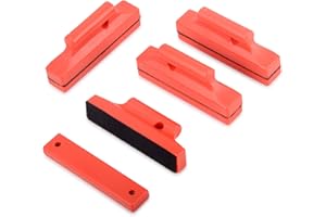 Winjun Vinyl Wraps Magnete Montage mit Kappe für Anbringen von Folie Tönungsfolie Fensterfolie Folierungs Werkzeug, Rot