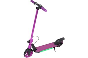 Hover-Pro Electric Scooter Kids Foldable Mobility Scooters E Bike With RGB LED Lights For Ages 6-12 Boys Girls | 3 Speed Modes | 6-10 KM Range Dual Braking System 150W Motor Gift for Children