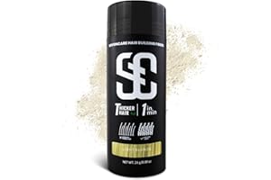 SOVONCARE Fibre Capillaire,Poudre Densifiante Cheveux Homme Femme,Pour Épaissir les Cheveux en Secondes,Hair Building Fibres Pour Cheveuxs Clairsemés (Blond clair)