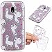 Produktbild LMAZWUFULM Hülle für Samsung Galaxy J7 (2017) DUOS / SM-J730 (5,48 Zoll) Weiche TPU Handy Schutzhülle Hülle Protective Case Back Thin Weiche TPU Niedliches Alpaka Muster Flexible Rückschale Cover für Samsung Galaxy J7 DUOS 2017