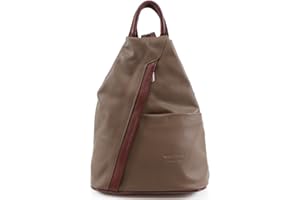 RS.FASHIONS Vera Pelle Genuine Soft Italian Leather Backpack Rucksack/fashion Shoulder Bag