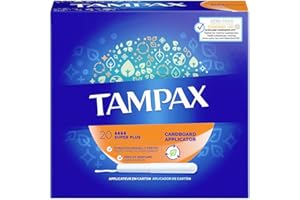 Tampax Super Plus Tampons mit Kartonapplikator, 20 Tampons