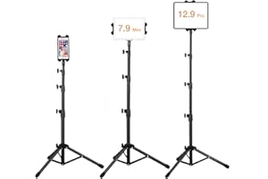 RAKING Supporto da pavimento per iPad, iPad Mini e altri tablet (5,5-12,9" pollice)