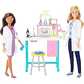 Barbie&reg; Bilim Laboratuarı Oyun Seti, Barbie&reg; Bilim Laboratuvarı oyun seti, 2 bebek, laboratuvar tezgahı ve 10'dan fazla akses