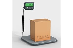 UNIWEIGH Digital Shipping Scale,440lb/0.35oz High Precision Postal Scales with Hold/Tare/Count,Commercial Parcel Weighing Scales for Small Business/Packages/Warehouse/Industrial/Luggage/Postage