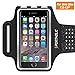 Produktbild PORTHOLIC Schweißfest Sport Armband Fitness bis 6.2 zoll für iPhone X/8 Plus/7 Plus/6/6S Plus,Galaxy S9/S8/S8+/S7 edge,Note 8/6 LG g6 Huawei P10 Mate Xiaomi Mit Schlüsselhalter/Kabelfach/Kartenhalter -erweiterte Version- Airband