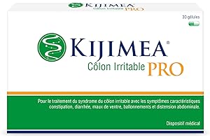 KIJIMEA Côlon Irritable PRO - une aide efficace (1) contre le syndrome du côlon irritable (symptômes tels que diarrhée, maux de ventre, ballonnements) - 30 gélules