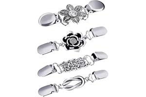 HELWEET Maglione Clip, Clip per Cardigan, Clip per Scialle, Clip per Maglione, Clip per Maglione a Scialle Retrò Clip