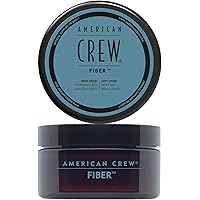 American Crew Fiber, Cera Capelli per Uomo, Formula Fibrosa, Tenuta Alta, Finitura Opaca, Idrata e Protegge (85g)