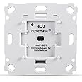 Homematic IP Smart home dimming actuator for brand switches - phase cut, phase cut dimmer for dimmable lamps as well as for most dimmable LED lamps, 143166A0