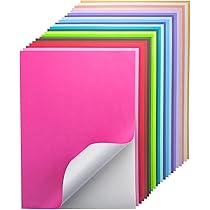 Evergreen Goods 50 Sheets A4 White Glossy Printable Photo Sticker Paper